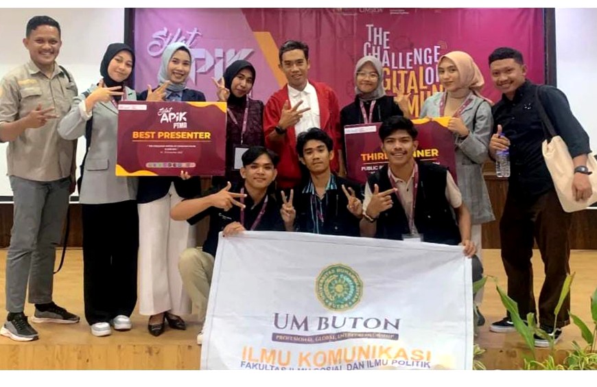Delapan Mahasiswa Ilmu Komunikasi Universitas Muhammadiyah Buton Raih Prestasi Internasional Pada Youth Communication Day